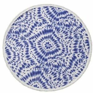 Indigo Round Beach Towel-Brand New